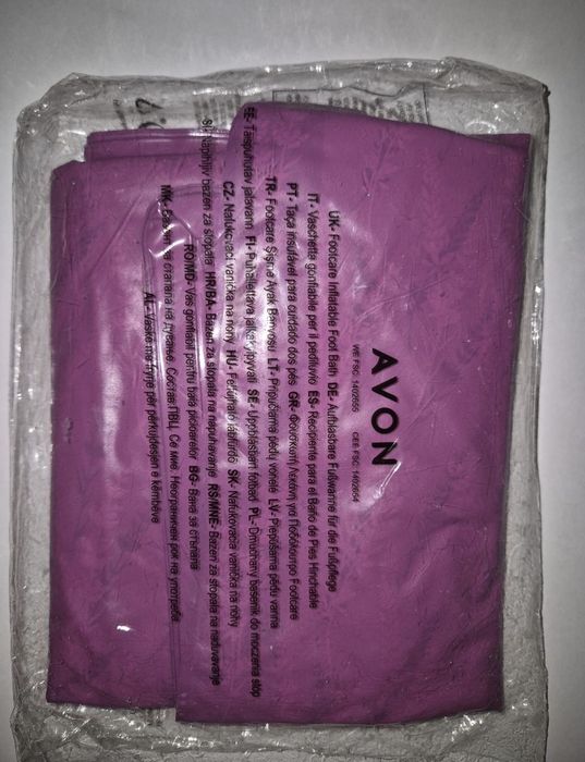 Mini cada gonflabila pentru picioare, Avon