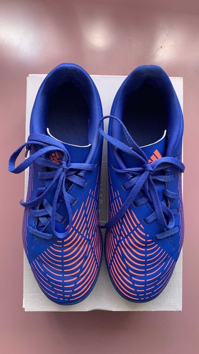 Ghete fotbal Adidas Predator - EDGE.4 TF J - număr 38