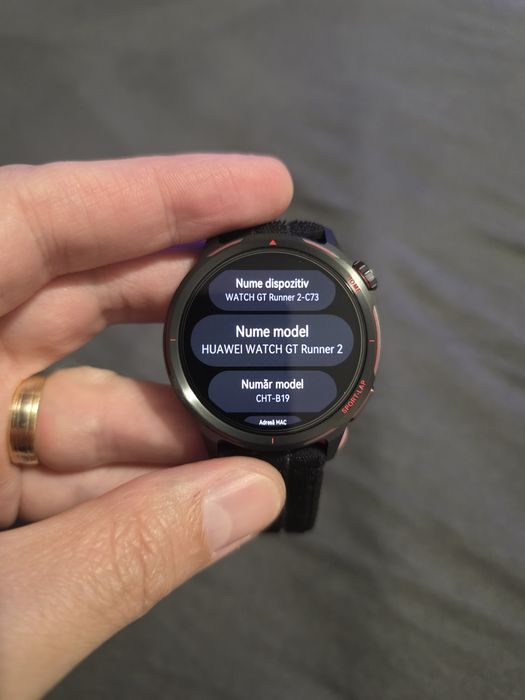 Huawei watch GT Runner 2. Schimb garmin 265.