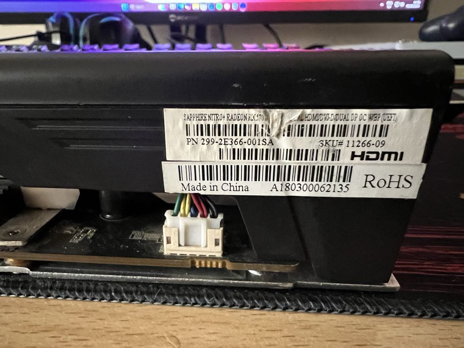 Radeon rx570 sapphire nitro+ 8 gb видеокарта