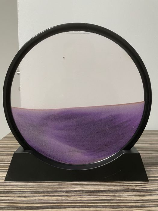 Obiect de decor aesthetic cu nisip miscator - relaxant si elegant 30cm
