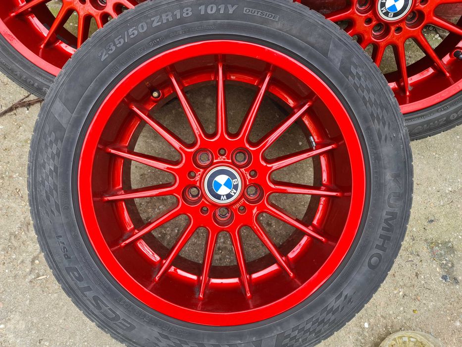 Vand 4 Jante BMW Candy RED, style 32, R18, 8 j, IS/Et +20