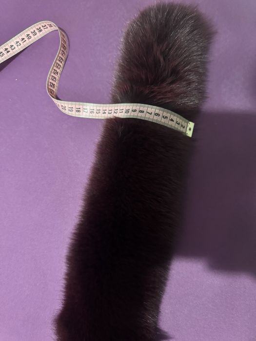 Gulere blana vulpe pentru gluga (set 2 buc)