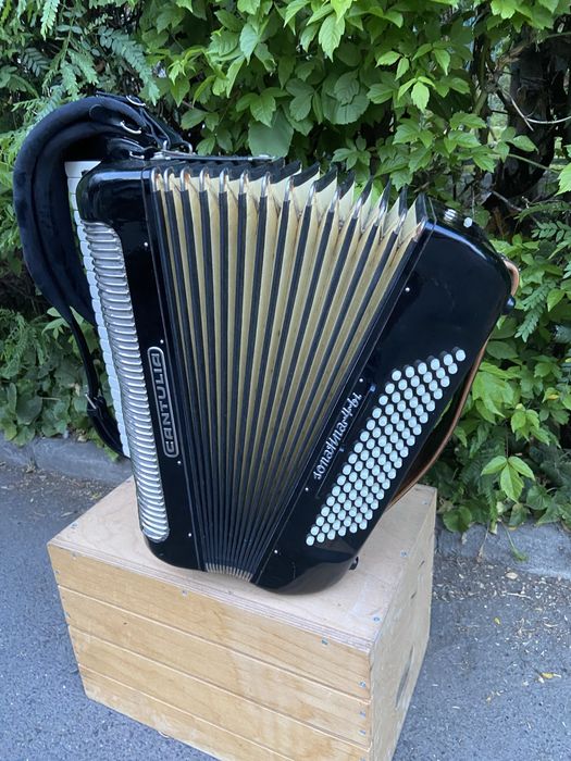 Acordeon nemtesc Cantulia cu 96 de basi ton de orga