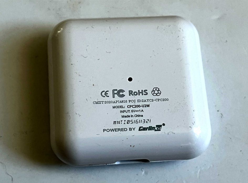 Adaptor USB wireless Apple Carplay Carlinkit 3.0 Mini autoturisme