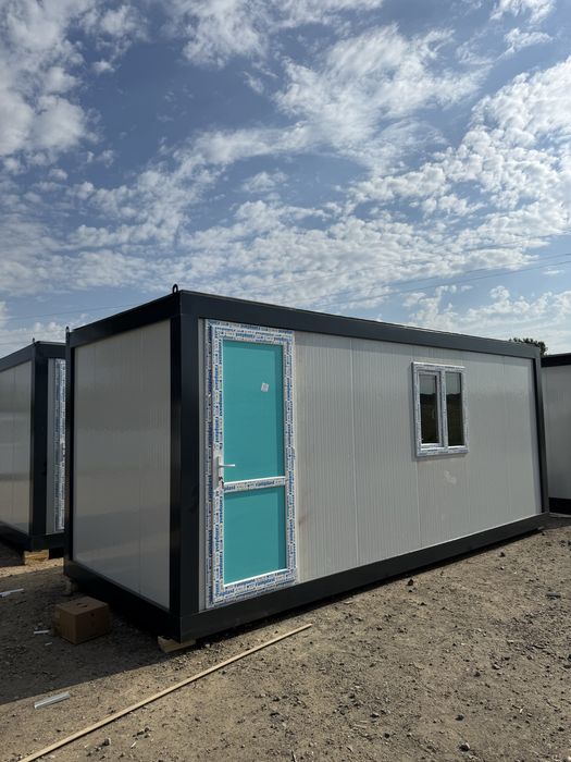Vand containere modulare 6x2.40m cu grup sanitar complet utilat‼️