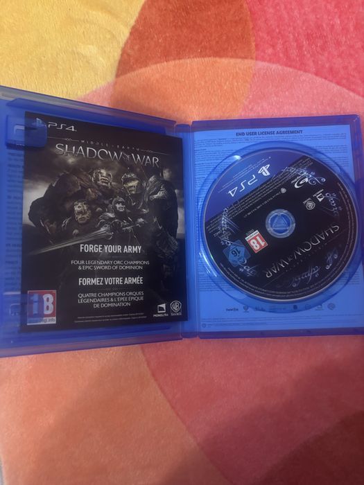Ps4 shadow of war nou in cutie