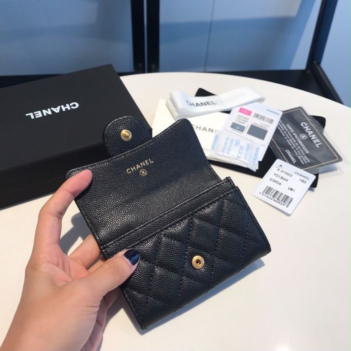 Chanel Card holder piele naturala pe stoc