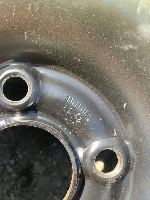 Резервна гума с джанта патерица фолксваген vw 4x100