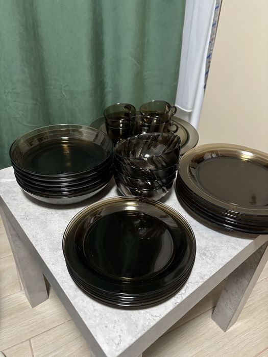 Set de masa sticla termorezistenta