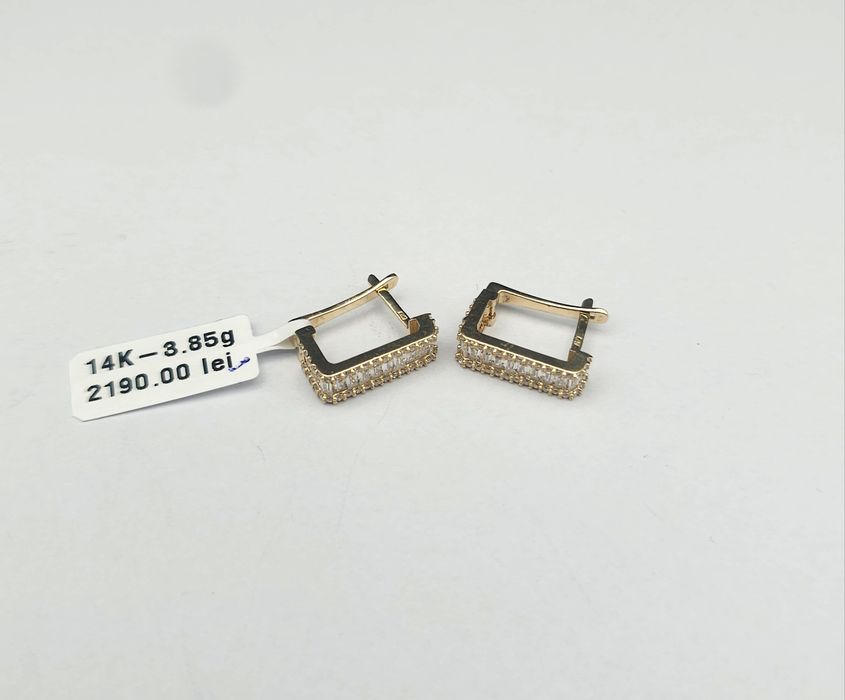 Bijuteria Royal cercei aur 14k 3.85 gr