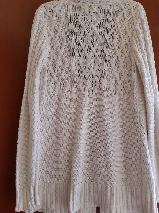 Cardigan/ Pulovar alb dama