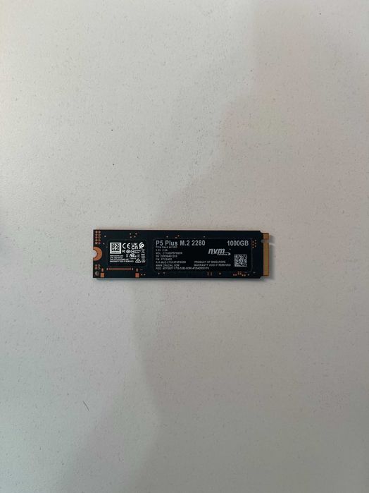 Быстрый SSD M.2 NVMe Crucial P5 Plus 1TB
