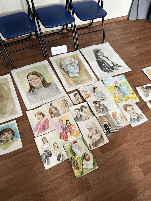 Рисунок Портрет - ручная работа