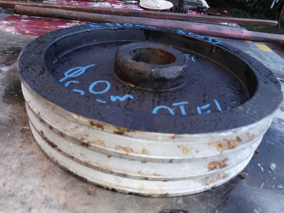 Fulie cu 3 curele de 17 mm