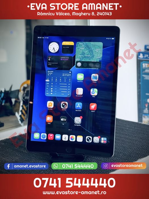 Tableta 10.2” Retina Apple iPad Gen 9 A2602 Space Gray 64GB WiFi