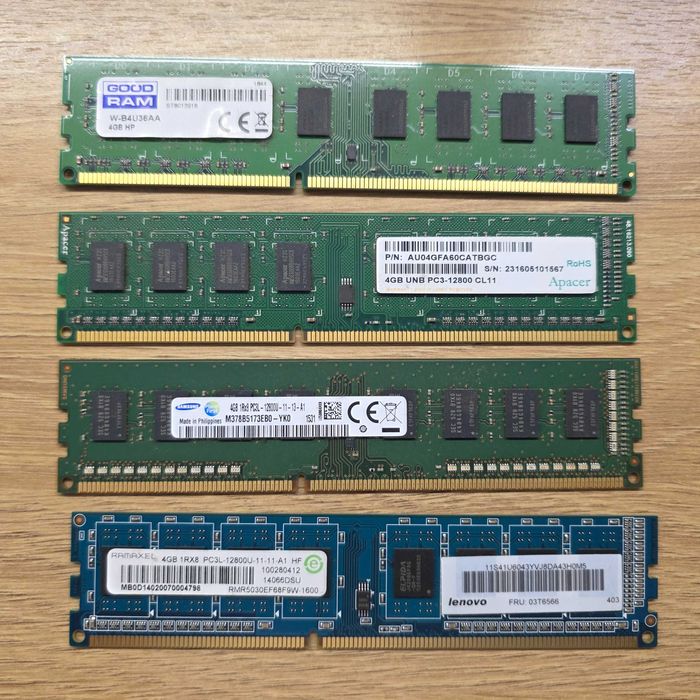 РАМ памет 4GB DDR3 1600MHZ настолен компютър