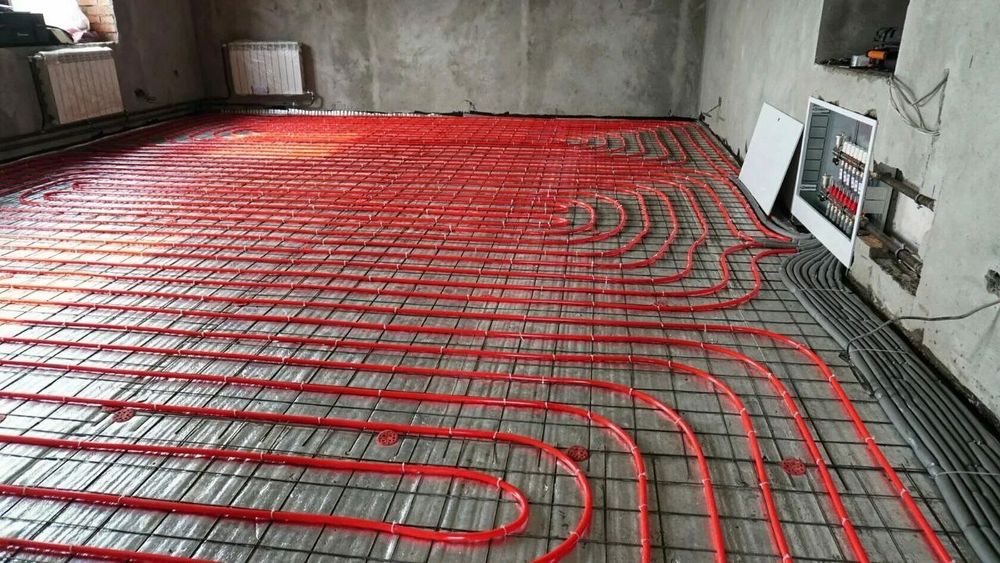 Услуги сантехника Установка котла Батареи Радиаторов Теплый пол