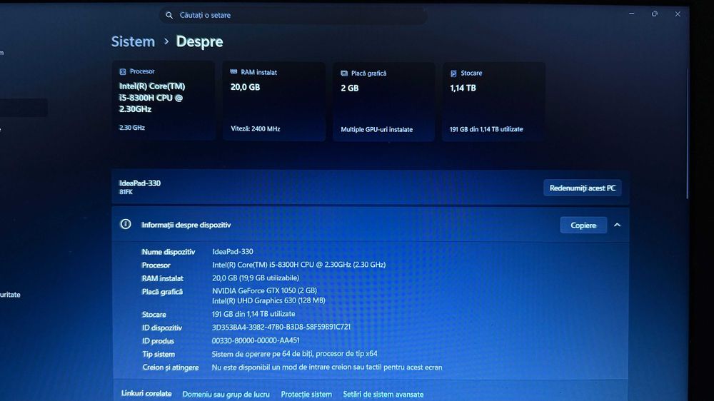 Laptop Lenovo IDEAPAD 330