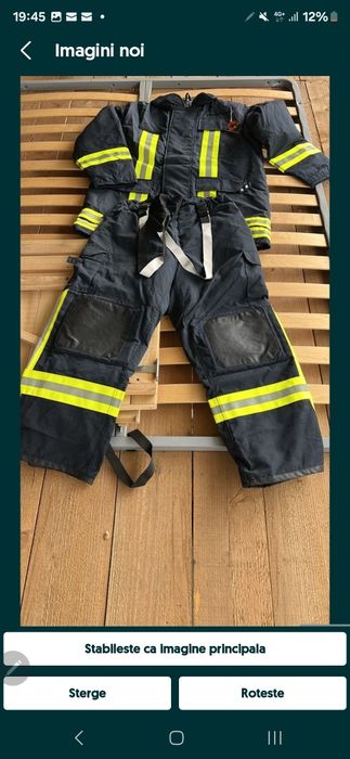 Costum pompieri Nomex jacheta+Pantalon