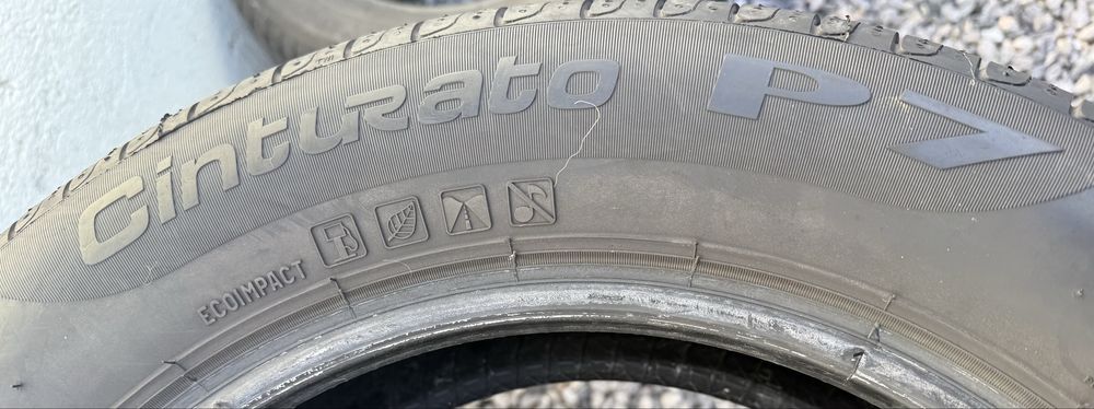 2бр 205/60/16 на 7мм с 18дот Пирели