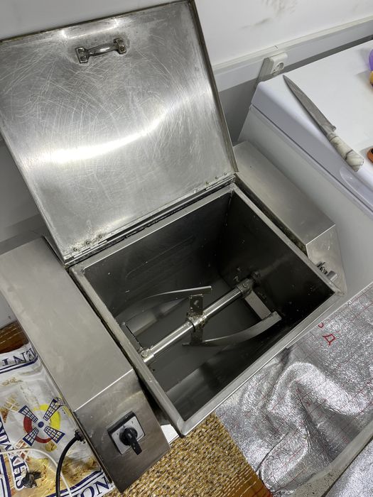 Использованный тестомес стальной