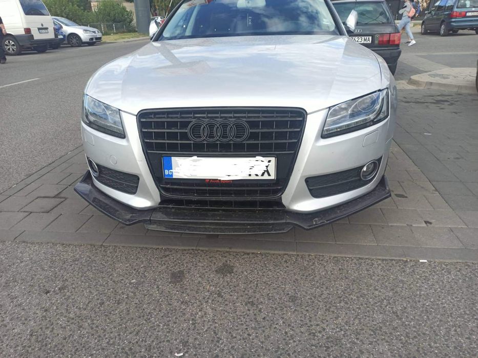 Универсален лип спойлер 4 части piano black