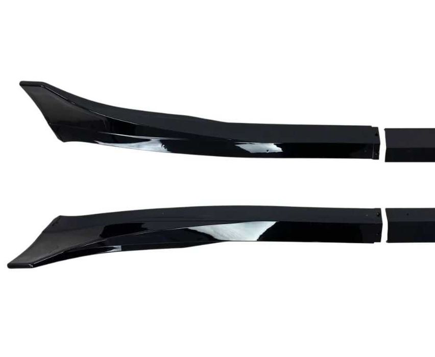 Добавки за прагове за Tesla Model 3 (2017-2022) черен гланц