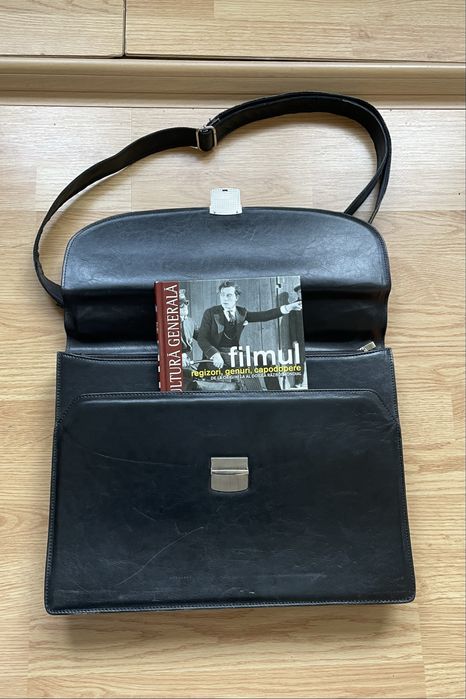 Geanta/servieta din piele naturala office