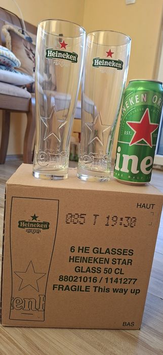 Оригинални чаши Heineken/Хайнекен за бира