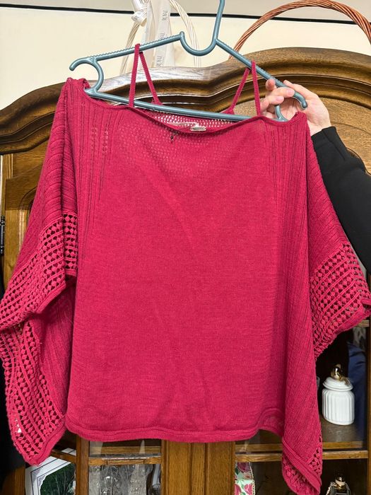 Кофта трикотаж прозрачная