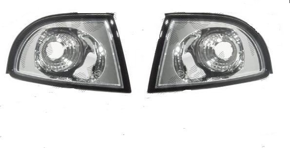 Set Lampa semnalizare fata Audi A4 Sedan/Combi 1994-1998 BestAutoVest Stanga+Dreapta, transparent-silver, lampi tip Valeo
