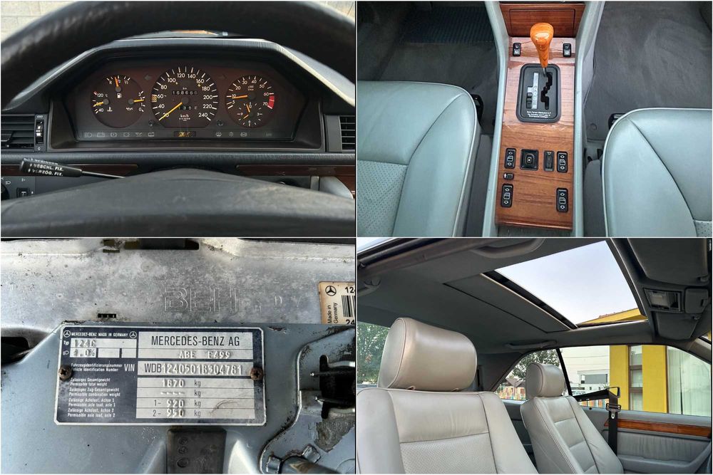 Mercedes E300 w124 Coupe Spania Plata in Rate / Variante Auto