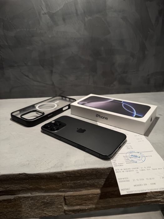 КАТО НОВ Iphone 16 Pro Max 256 GB + Гаранция