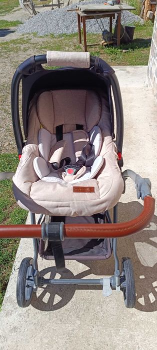 Carucior transformabil 3in1 Coccolle Acero Bej