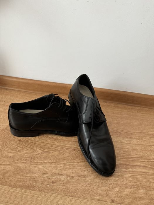 Pantofi negri barbati, pantofi ginere, pantofi nunta