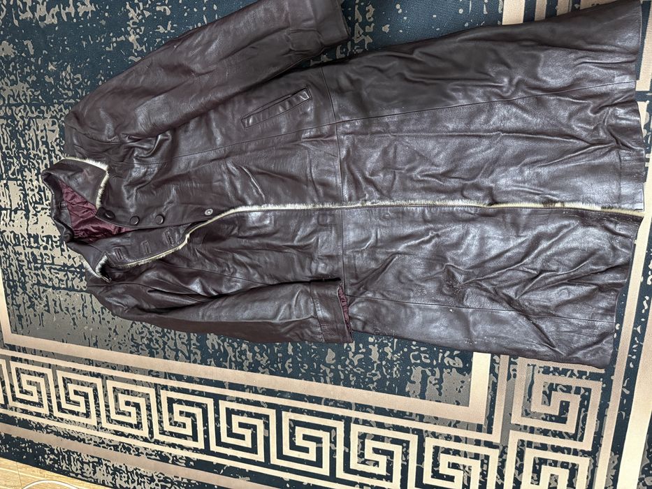 Кожанный плащь не дорого