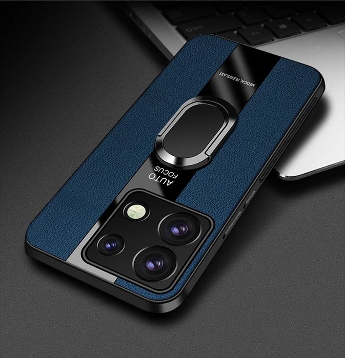 Xiaomi 14T Pro / 14T / 12T Pro / 12T / PORSCHE кожен кейс с пръстен