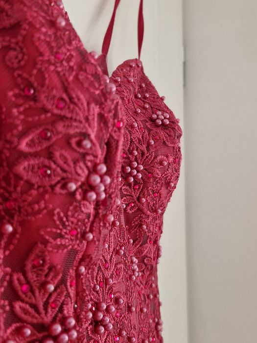 Rochie de ocazie lunga roz