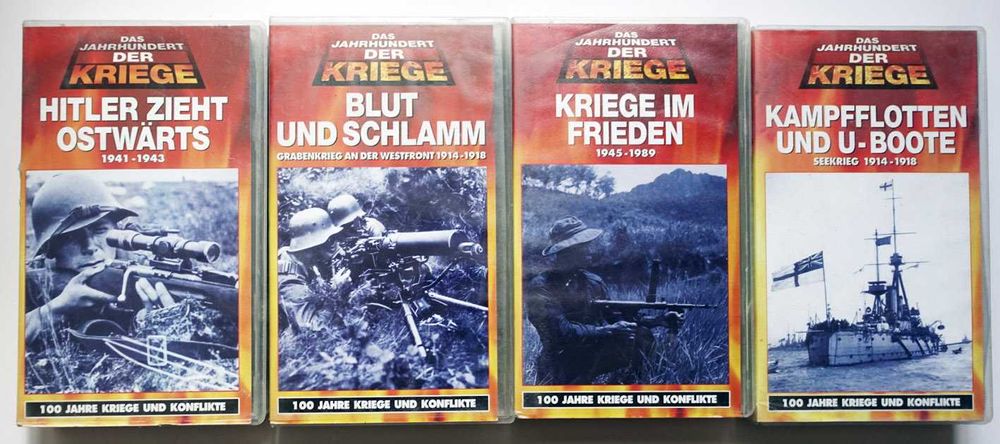 Пълна колекция VHS – DAS JAHRHUNDERT DER KRIEGE (100 Jahre Kriege und Konflikte)