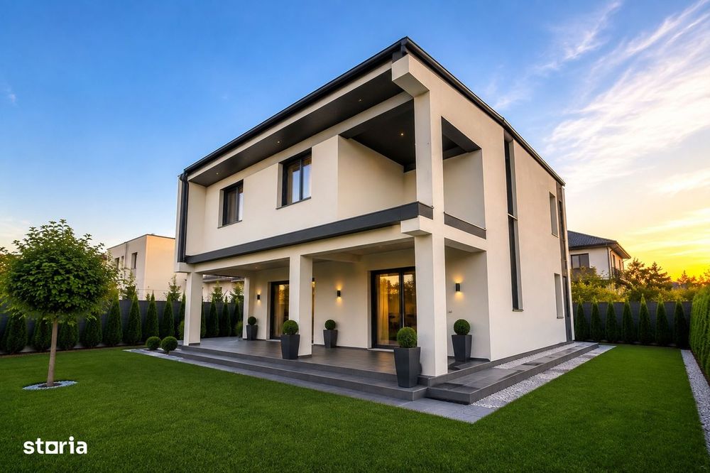 Vila exclusivista 325 mp, 391 mp teren, 5 camere, Chiajna