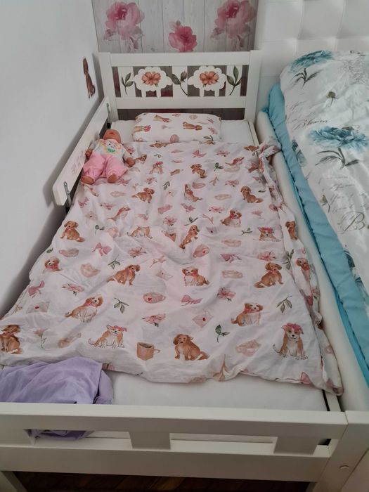 Pat copii Ikea cu saltea inclusa