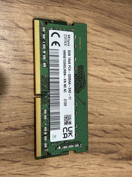 ОЗУ SO-Dimm DDR4 8GB Hynix 3200Mhz для ноутбука.