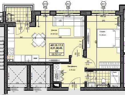 Продава се Тристаен апартамент в Пловдив, Тракия - 107 кв.м за 984 €/кв.м - Снимка #1