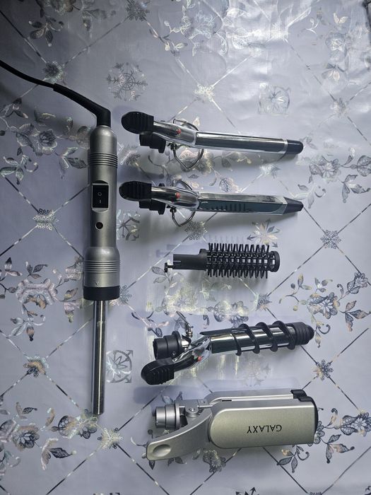 Плойка и автоматических щепцов для завивки