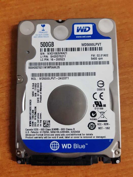 HDD Western Digital 500 GB