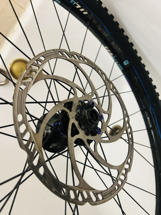 Jantă MTB 27.5 WTB + Maxxis DHF + Disc Magura 203 + Butuc Cannondale