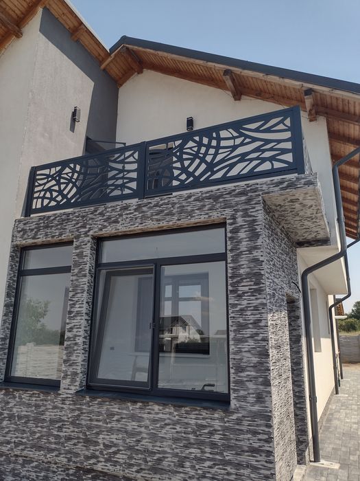 Balustrade din garduri din aluminiu