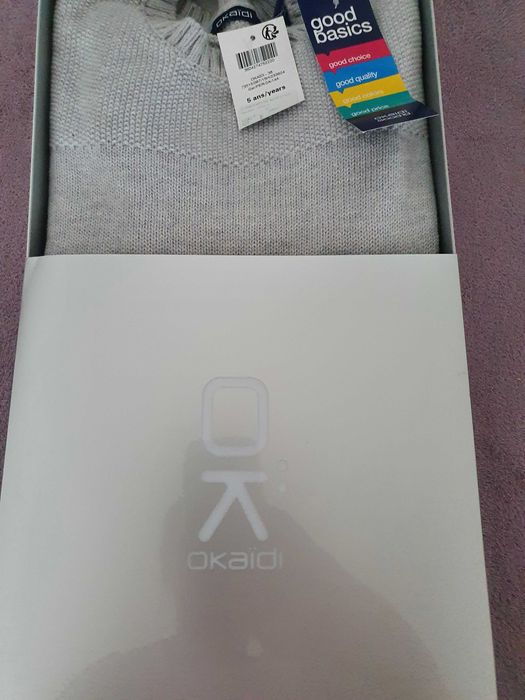 Pulover copii Okaidi, nou in cutie, 40 lei