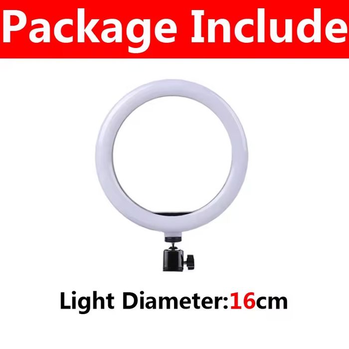 Lampa Circulara LED Selfie Ring Light - 3 Moduri Lumina - NOUA